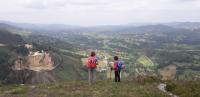 Vistas hacia el valle del ro Piloa